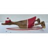canard surfeur couché rouge