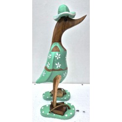 canard beach fleurs vert