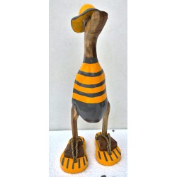 canard beach gris&jaune