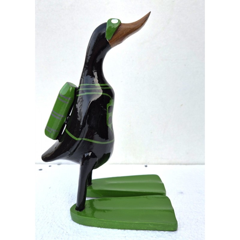canard plongeur noir&vert