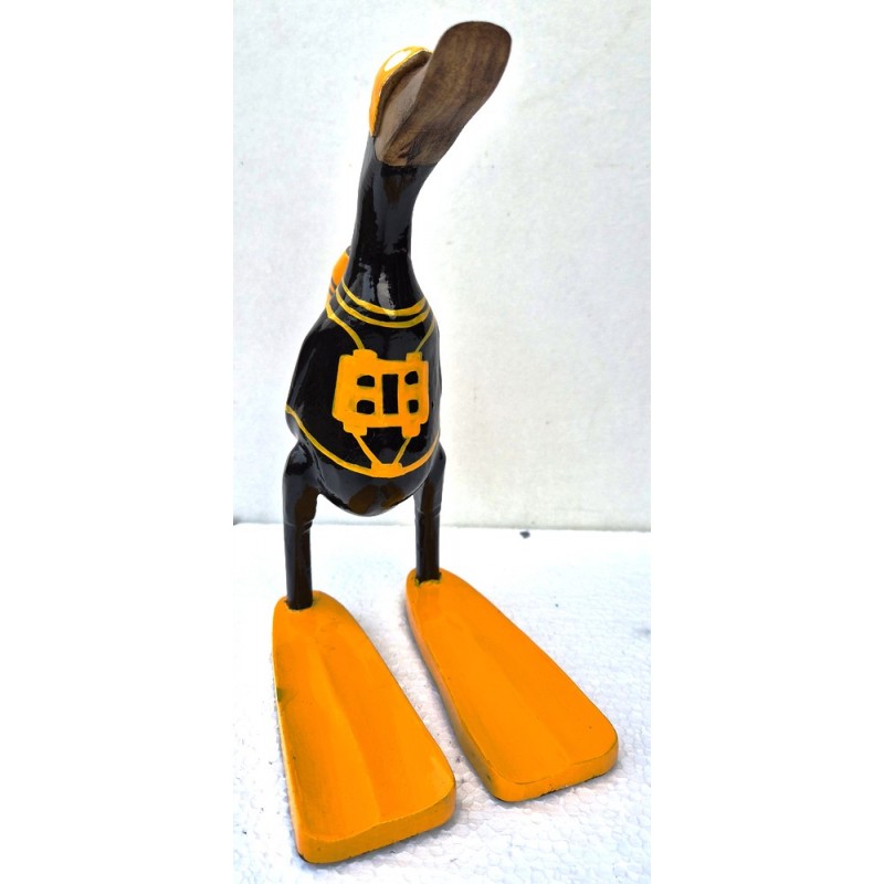 canard plongeur jaune&vert