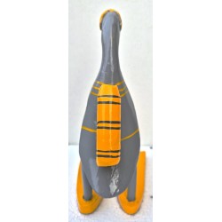 canard plongeur jaune&gris