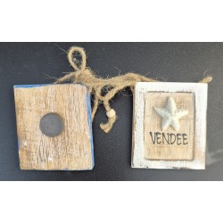 magnets en bois rectangle