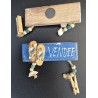magnets en bois tongs et pince