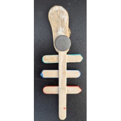 magnets en bois poteau