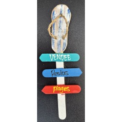 magnets en bois poteau