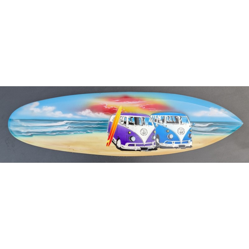 surf 2 combis VW (ciel rouge)