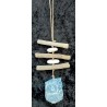 set 3 mobiles 1 chouette (bleu, blanc, vert)