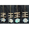 set 4 mobiles 1 poisson (corail)