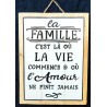 Cadre famille amour