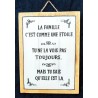 Cadre famille étoile