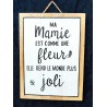 Cadre mamie fleur