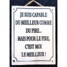 Cadre CAPABLE DU PIRE