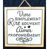 Cadre VIVRE RIRE